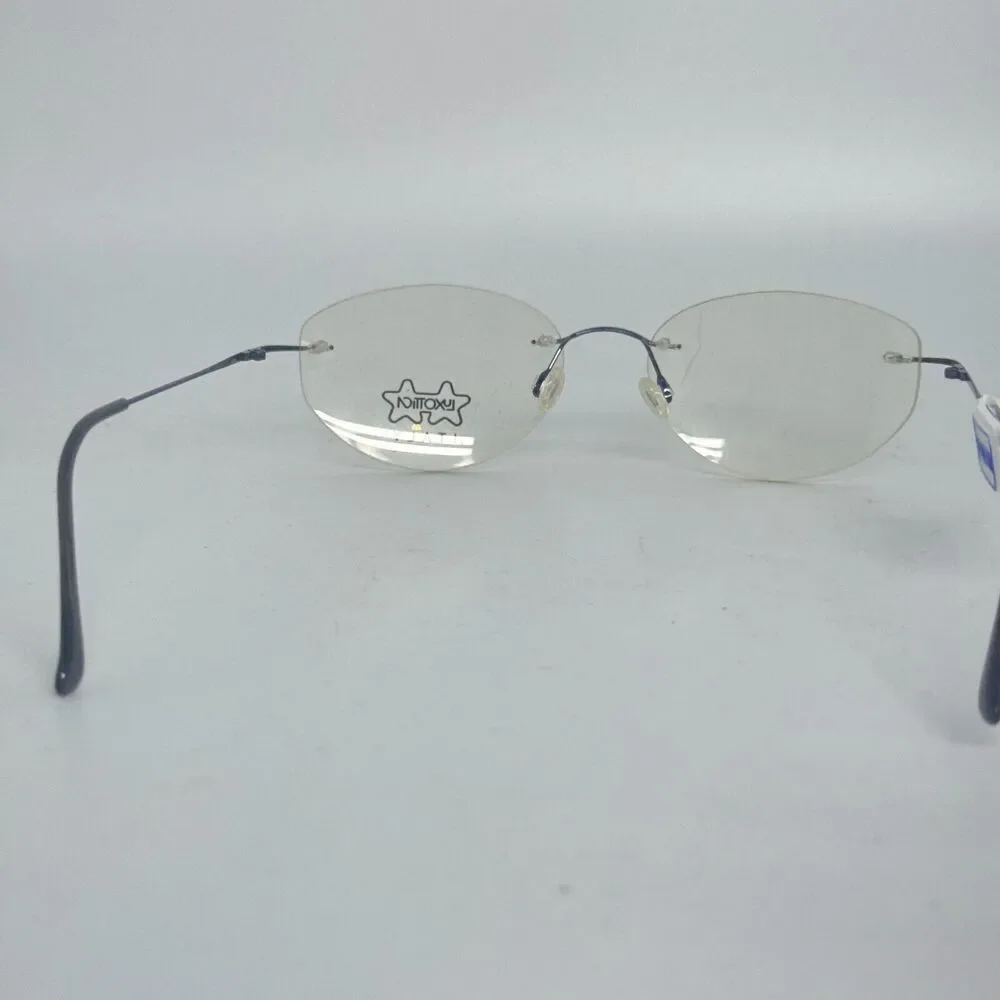 Luxottica Eyeglass Frame LU 758 T339 Purple Rimless 53-17-135‎ H15676